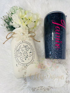 Ombré Glitter Tumbler