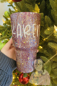 Galaxy Glitter Tumbler