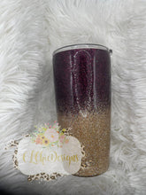 Load image into Gallery viewer, Ombré Glitter Tumbler