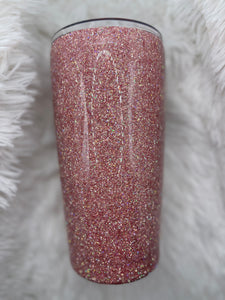 Solid Glitter Tumbler