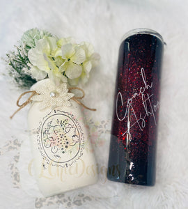 Galaxy Glitter Tumbler